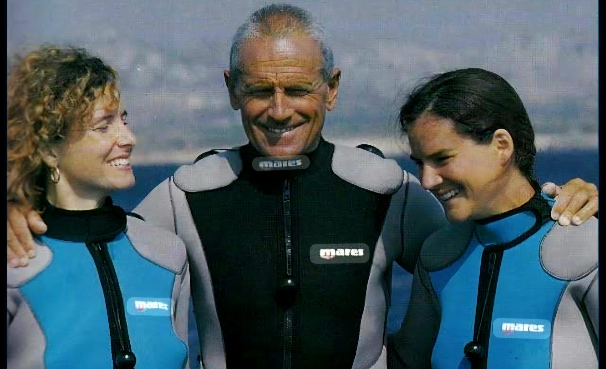 foto Enzo Maiorca con Patrizia e Rossana Tutto pronto per la settima edizione del Marzamemi Cinefest