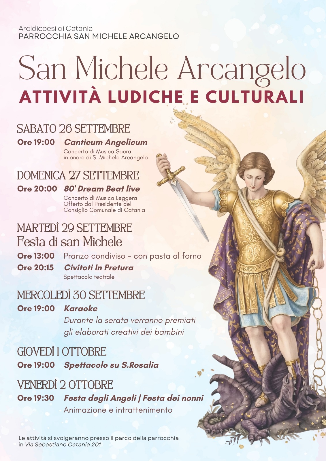San Michele Arcangelo, domani musica su iniziativa della presidenza del Consiglio comunale