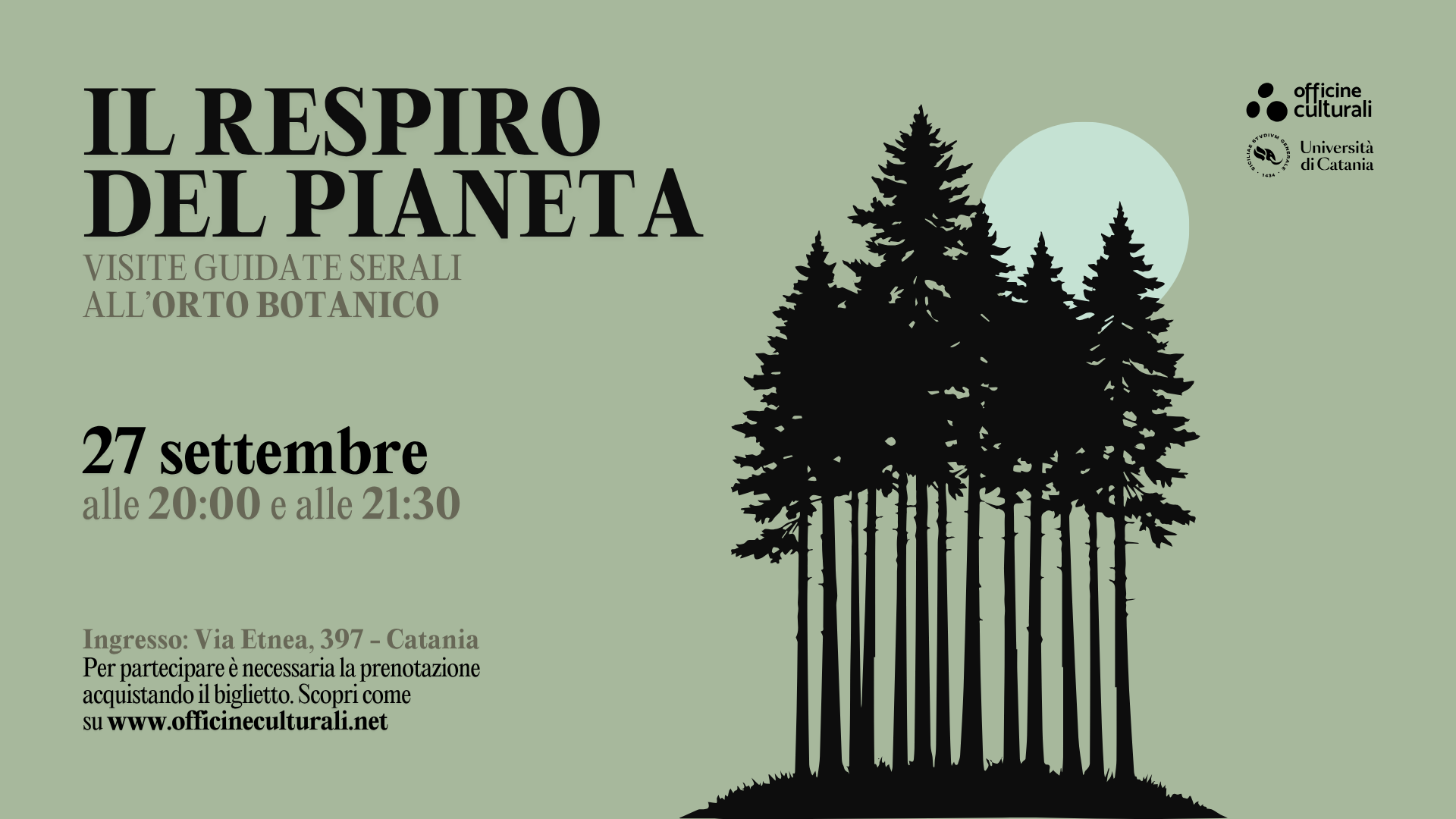 Visite serali all’Orto Botanico