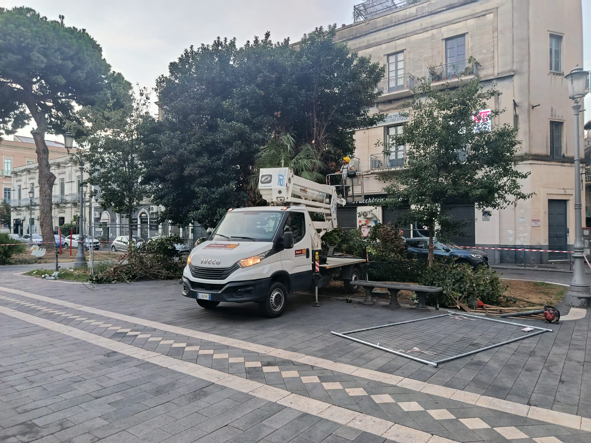 lavori riqualificazione piazza iolanda Piazza Iolanda, al via i lavori di riqualificazione
