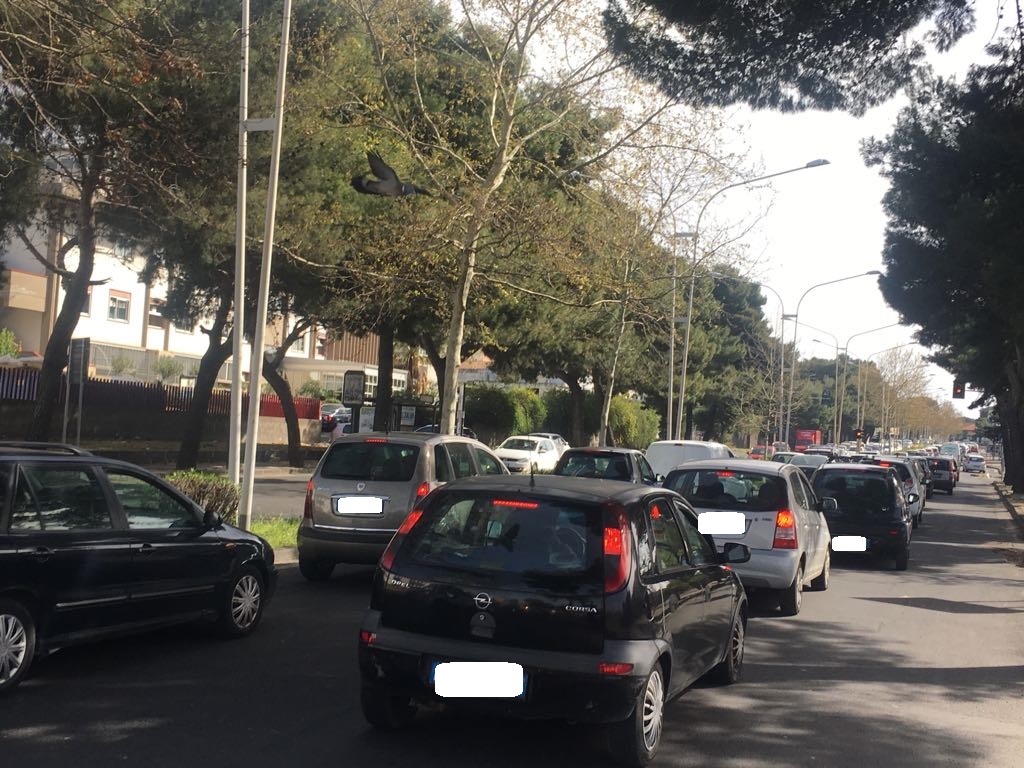 maria spampinato- traffico borgo sanzio- apertura anno scolastico Borgo-Sanzio, con la riapertura delle scuole torna il traffico