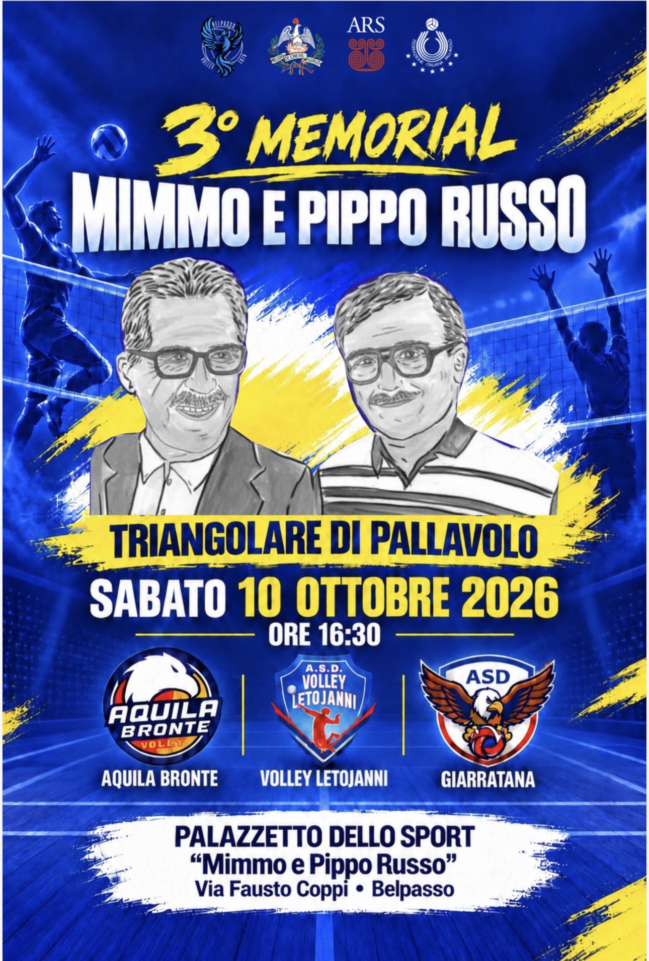 Belpasso Memorial Belpasso, torna il Memorial Mimmo e Pippo Russo