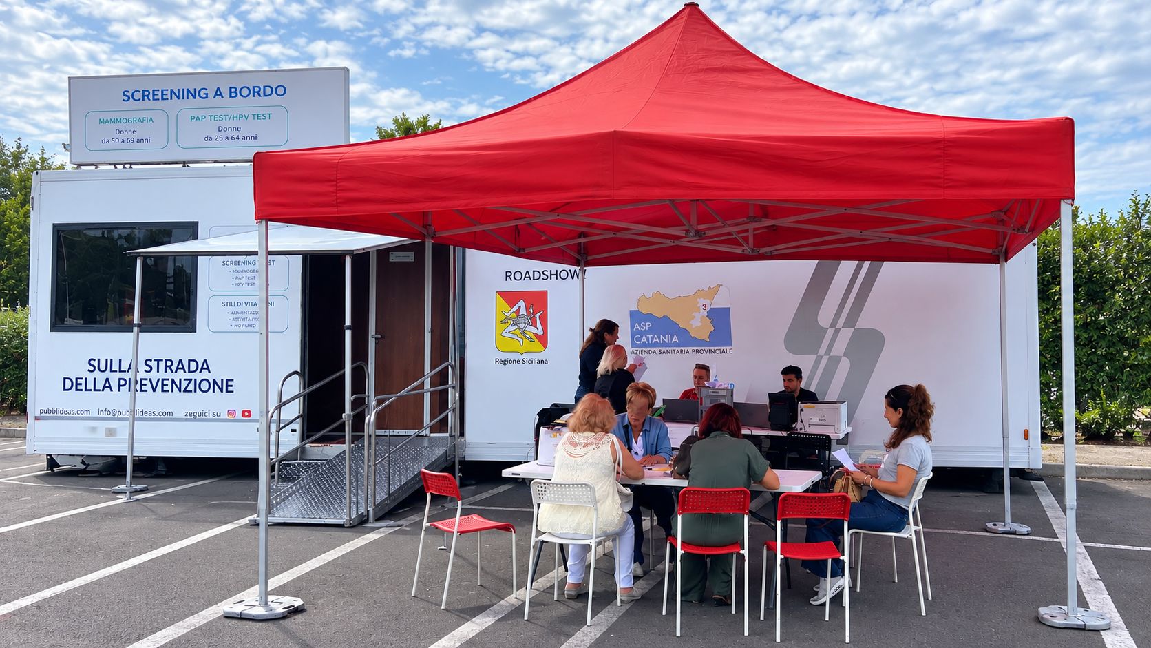 4.000 screening oncologici con il Camper della Prevenzione