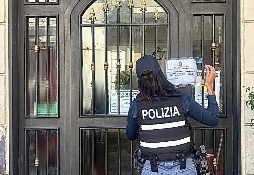 CHIOSCO-BAR DEL QUARTIERE PICANELLO Chiusi per 7 giorni un chiosco-bar a Picanello e un centro scommesse