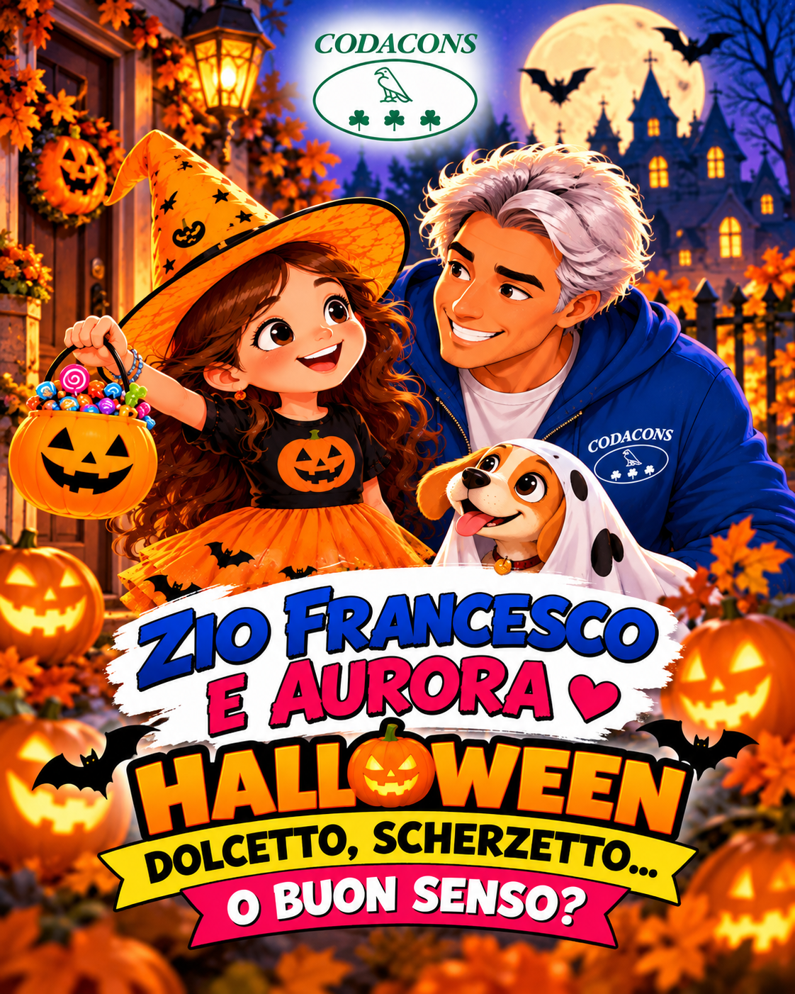 Zio Francesco e Aurora: il fumetto Codacons che insegna il rispetto