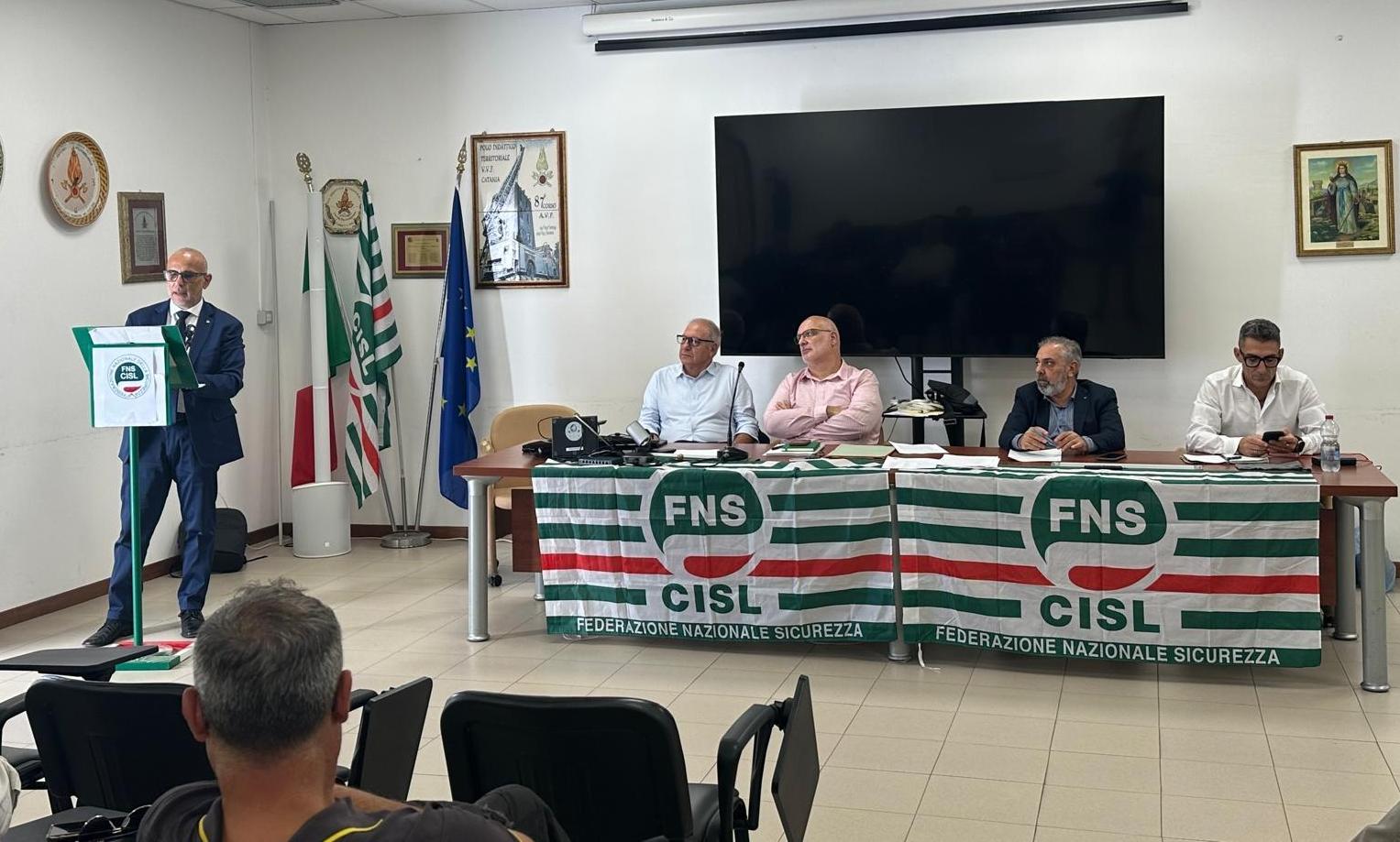 Cons generale Fns Cisl 16-10-26 Fns Cisl Catania, focus su organici di Vigili del Fuoco e Polizia penitenziaria