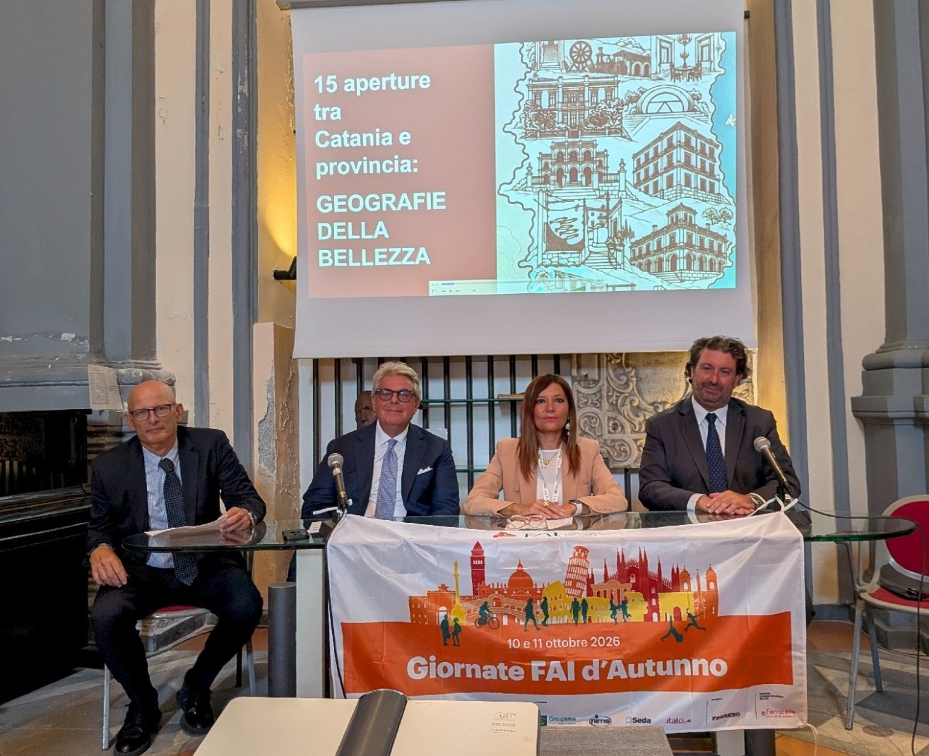 Giornate fai d’autunno catania 2026 Tavolo dei relatori Giornate FAI, 15 luoghi da visitare nel Catanese: la guida completa