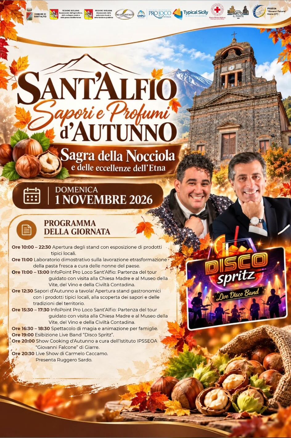 IMG-20261030-WA0050 Sant’Alfio, torna Sapori e Profumi d’Autunno: domenica la Sagra della Nocciola