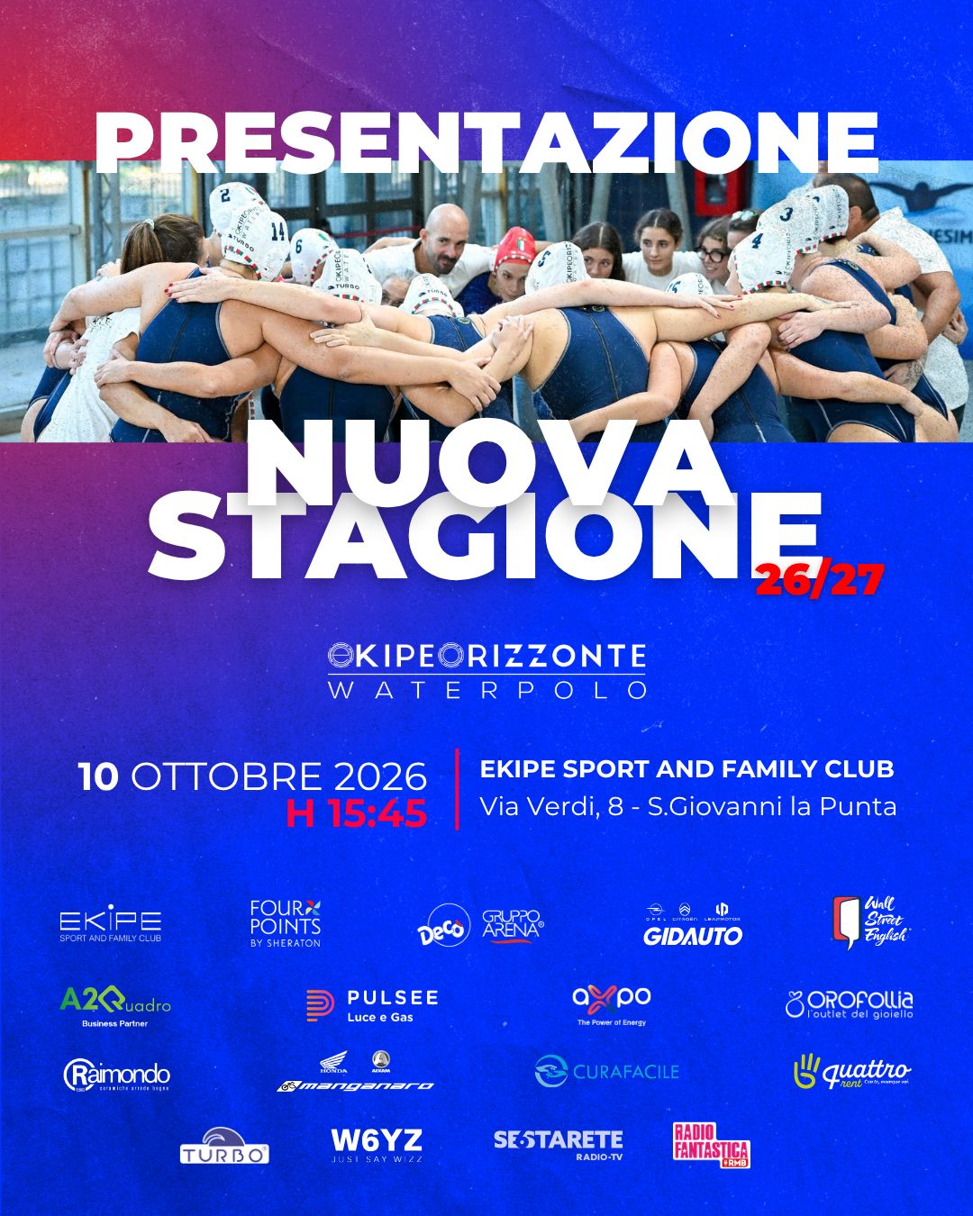 Presentazione ufficiale stagione 2026-27 Ekipe Orizzonte Ekipe Orizzonte, presentazione ufficiale della stagione 2026/27