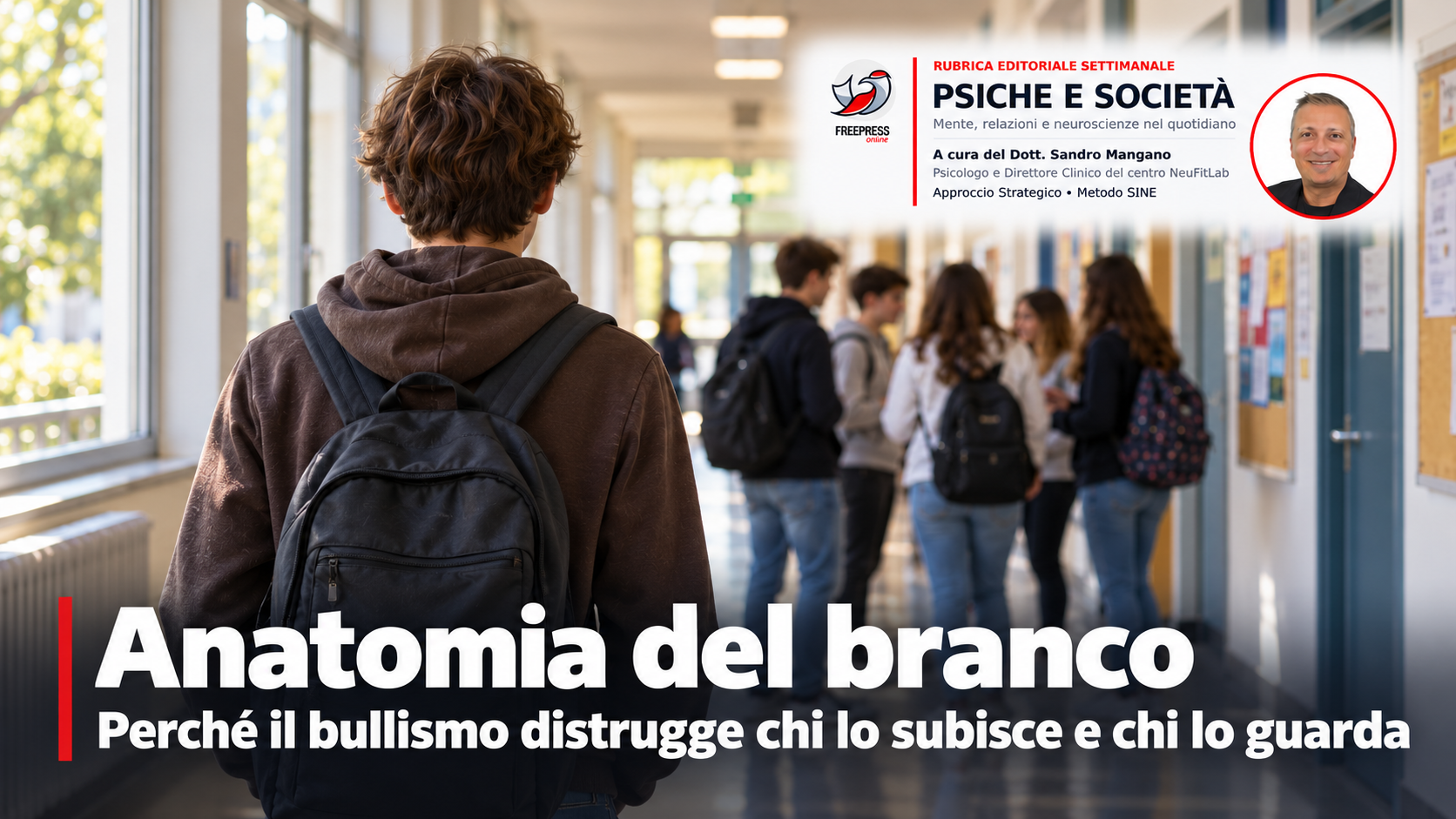 anatomia del branco Anatomia del branco: perché il bullismo distrugge chi lo subisce e chi lo guarda