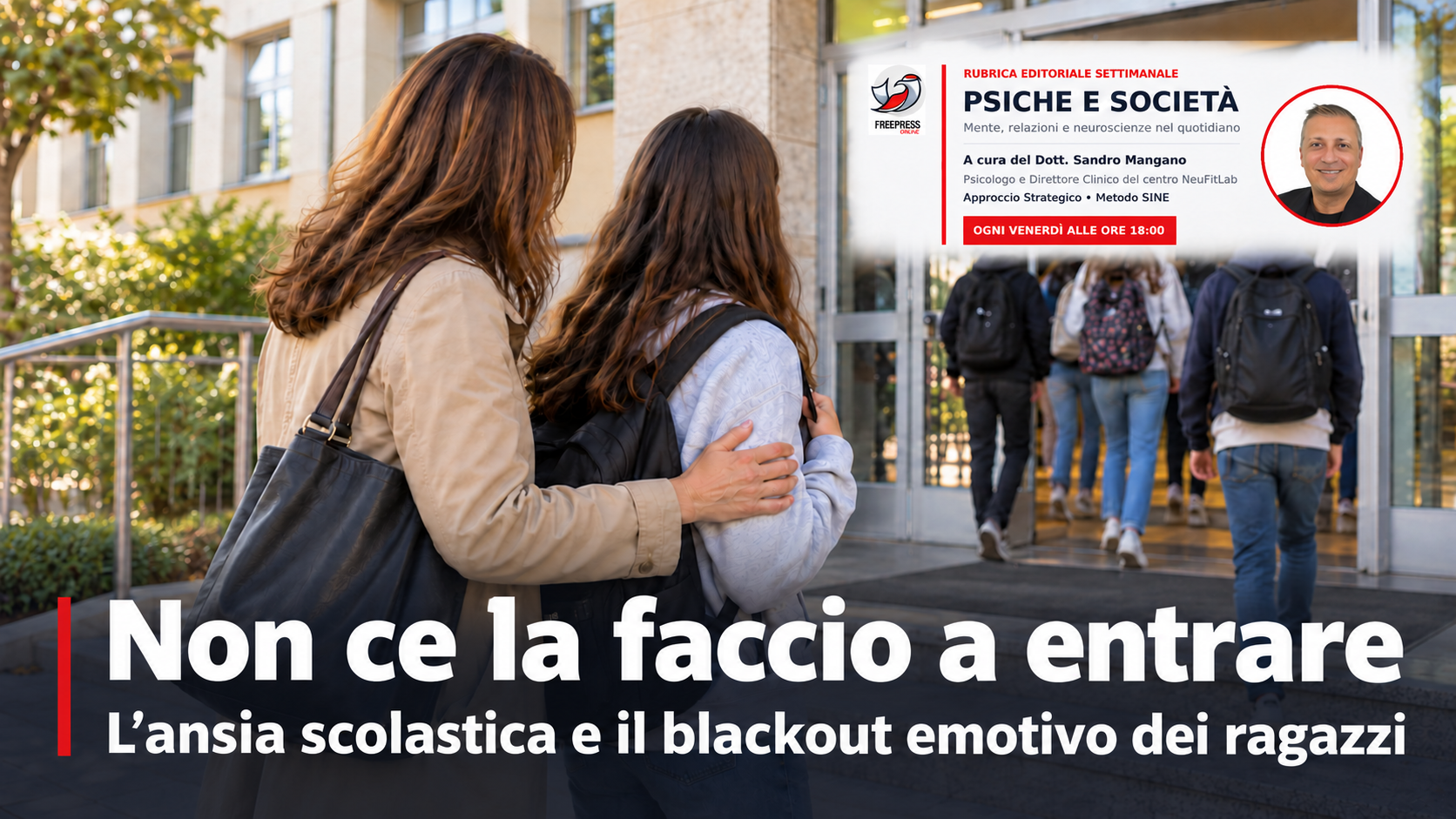 ansia scolastica “Non ce la faccio a entrare”: l’ansia scolastica e il blackout emotivo dei ragazzi
